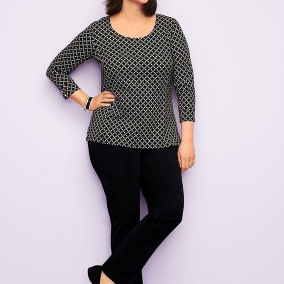 Talbots Refined Bi-Stretch Tailored Straight-Leg Pants, Size 20W, Mills … - Picture 3 of 6